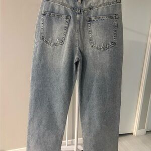Suzy Shier Light Blue Straight-Leg Jeans